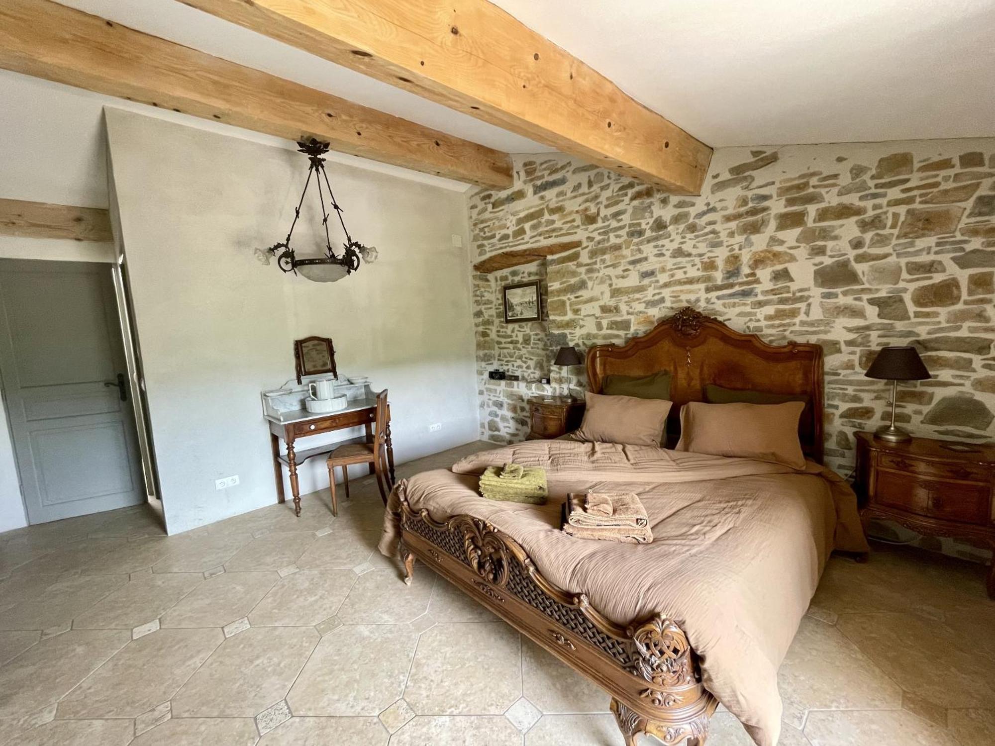Le Domaine De La Tuilerie - Gite De Charme En Bord De Riviere Avec Piscine Servies-en-Val Rom bilde